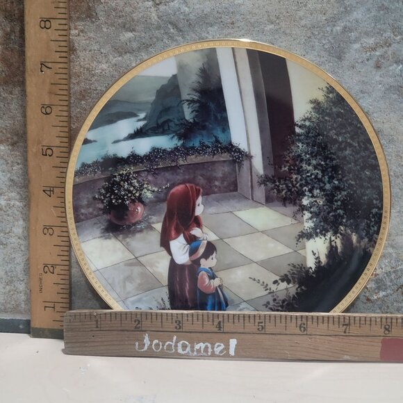 Enesco Precious Moments A Prayer Answered A Promise Kept Decorative Plate The Ha - Picture 8 of 12
